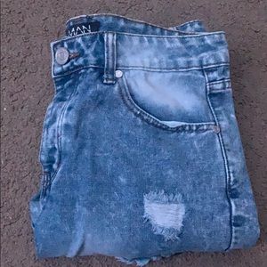 men's size 30 acid wash jeans